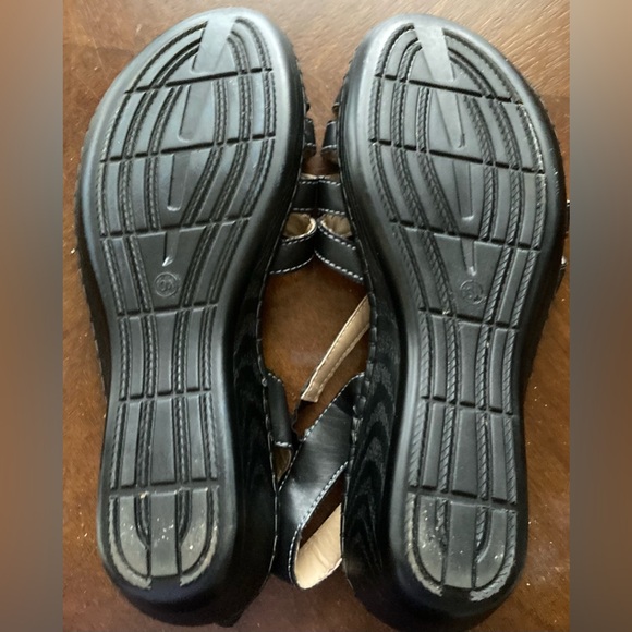 Ladies Size 10 W Premium Comfort by Jennifer Lauren Strappy Sandals Pumps - Picture 9 of 12